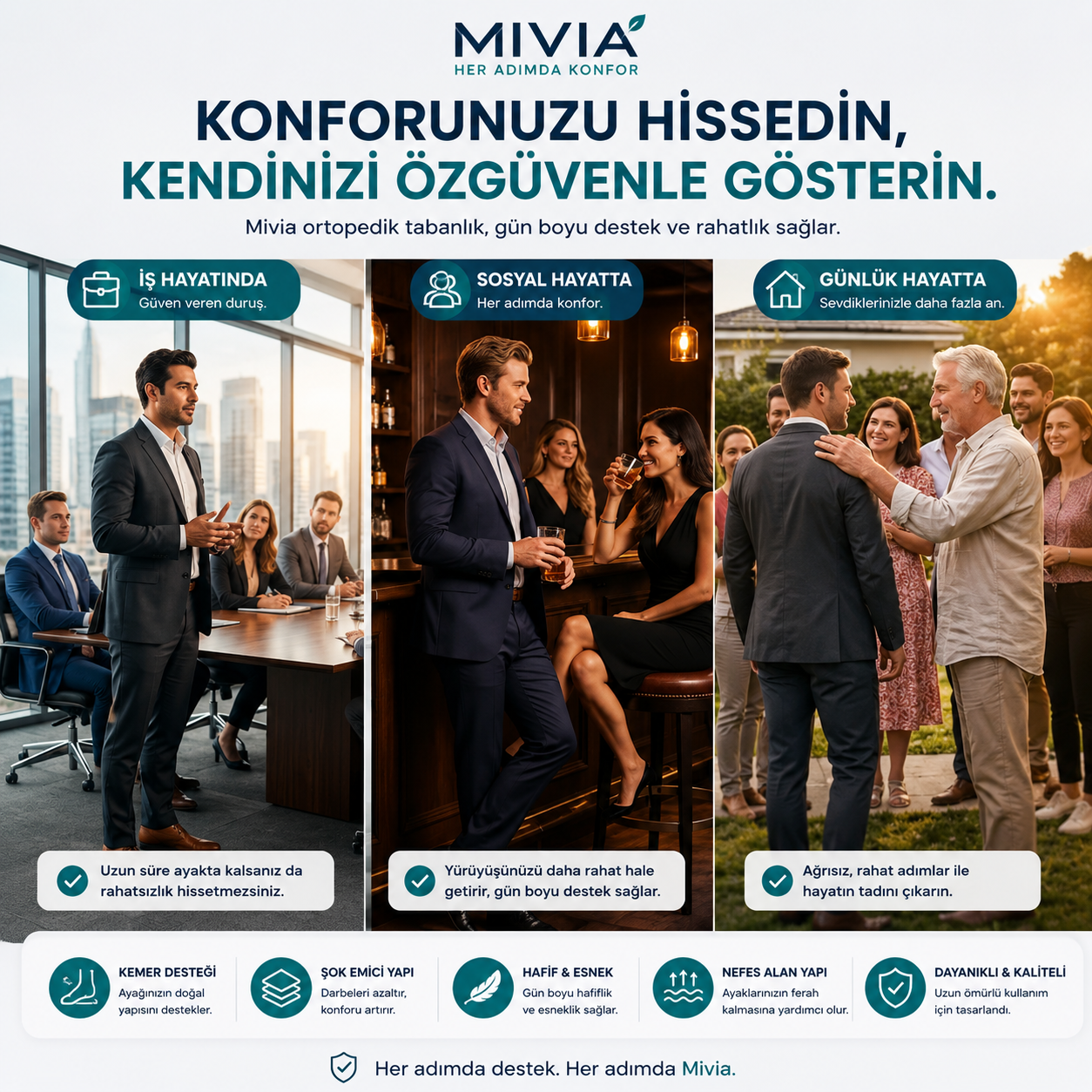 MİVİA™ Ortopedik Tabanlık